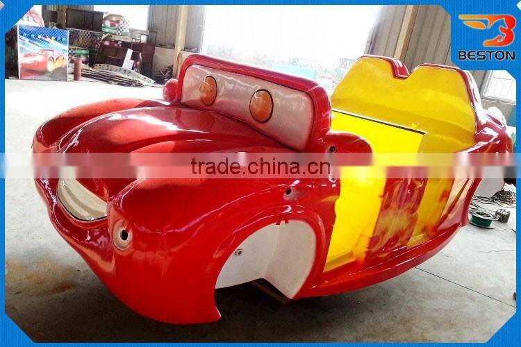 Beston funfair outdoor carnival game electric mini flying car ride for sale