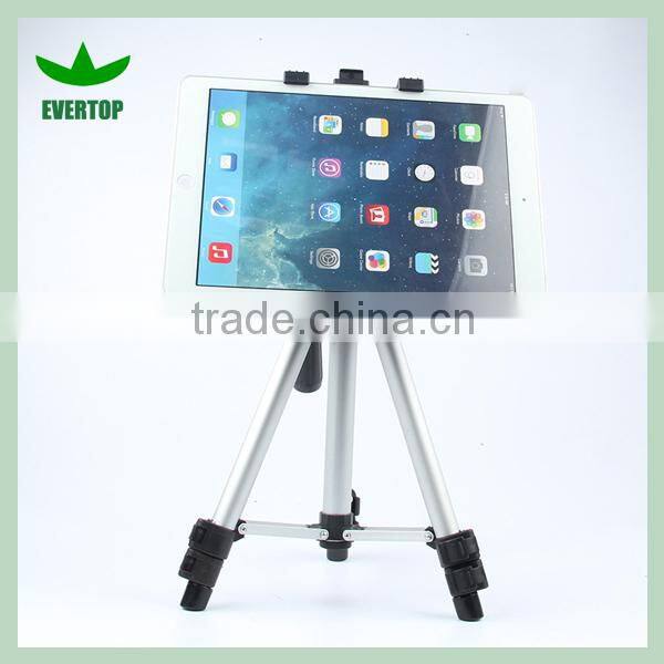 Tourism Universal tablet tripod camera mount for ipad/adjustable tripod tablet camera mount for various tablet pc TS-LS14B