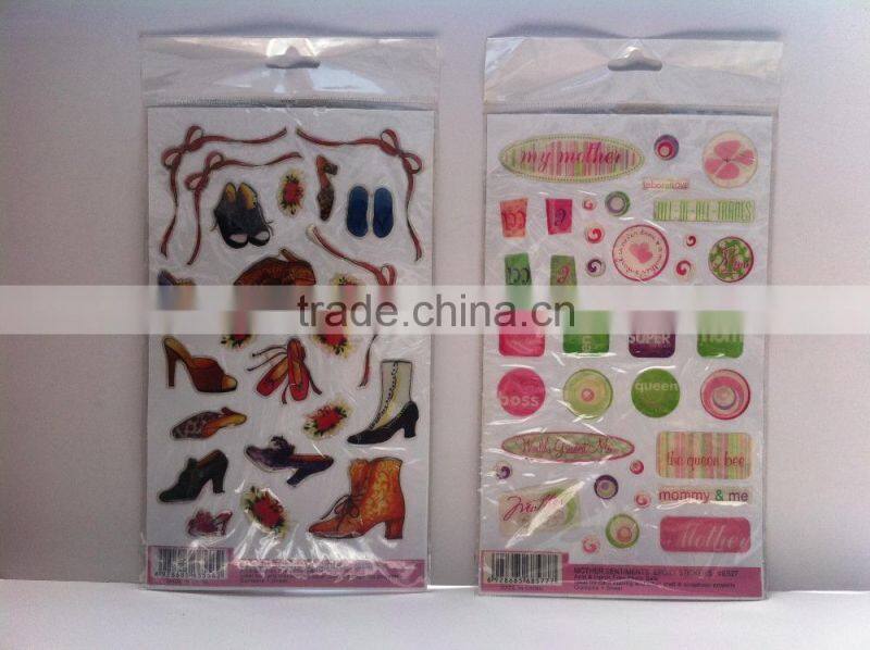 China factory custom epoxy sticker