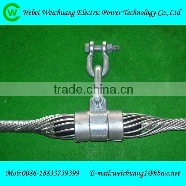 tension clamp for electrical fitting