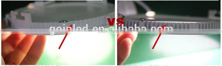 Mini led panel 12W dimmable Roud led panel light CE ROHS approved ceiling decoration Led panel down light with australia plug
