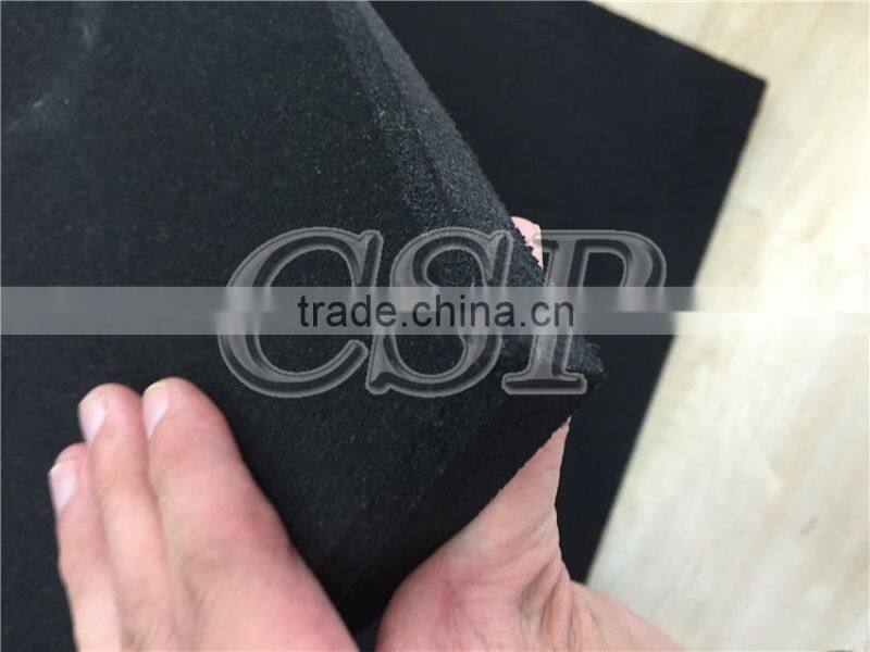 Outdoor safety and anti-slip crossfitrubber flooring gym rubber flooring tile