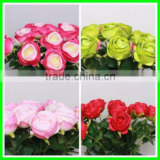 Artificial wedding flower making artificial single rose flower