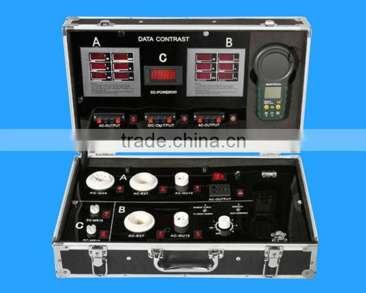 LED Demo Case Hot sale,mini demo case,with Illuminance meter
