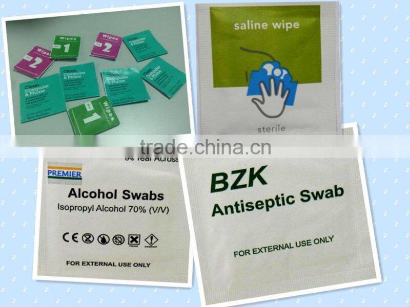 Aluminum Foil Paper For Lemon Glycerin Swab Stick /iodine Pad /alcohol Pad