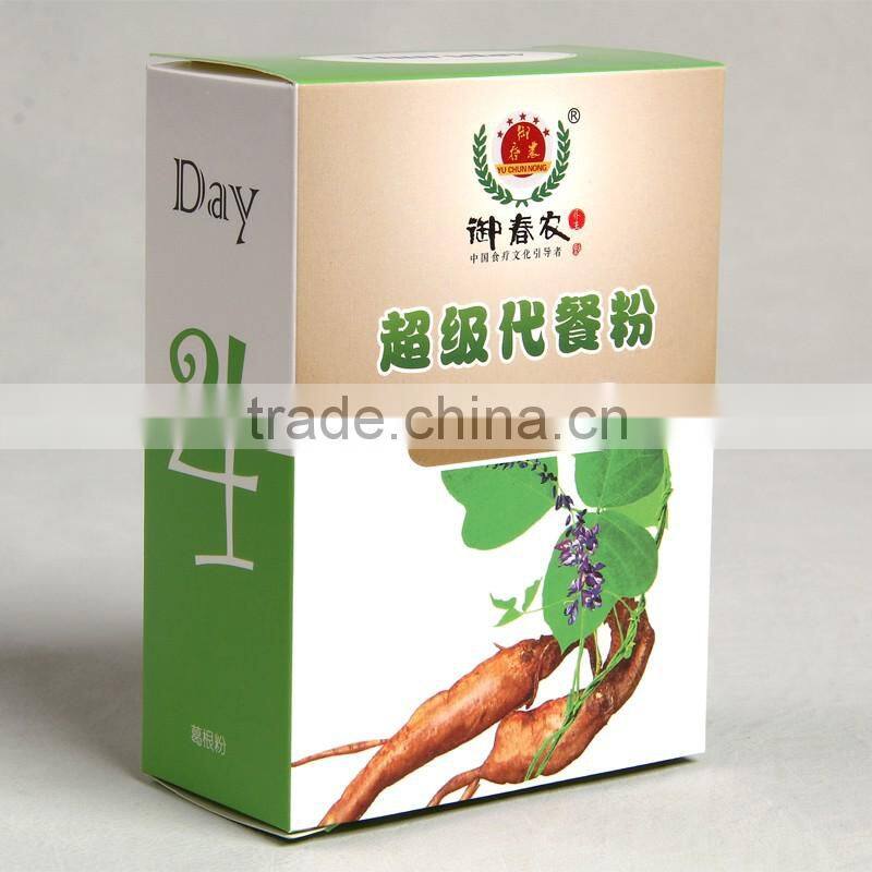 Food packaging box for nutritional meal series for day 4 pueraria lobata powder
