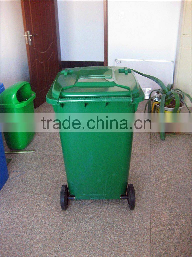 outdoor garbage bin with lids.with wheels
