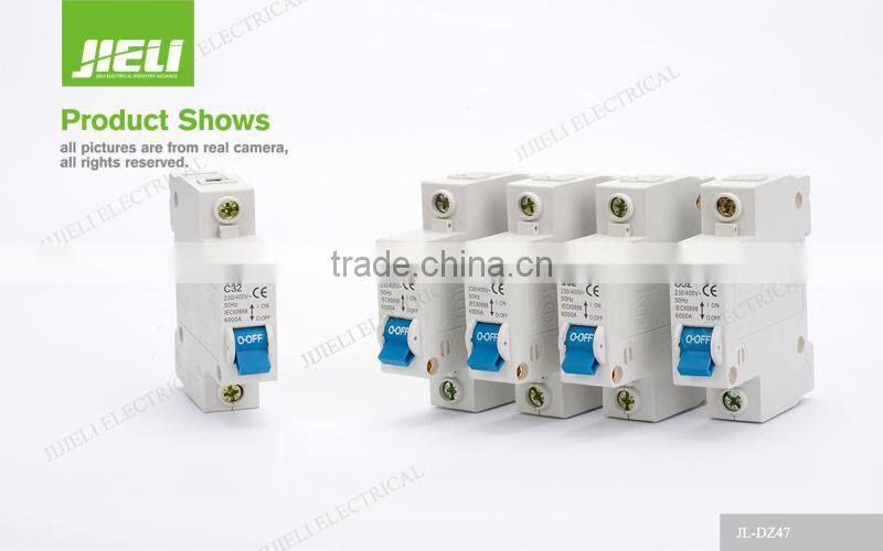 DZ47-63 high breaking capacity mini Circuit Breaker (C45) mcb switch