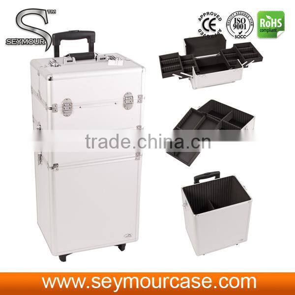 Aluminum Make up Trolley Case