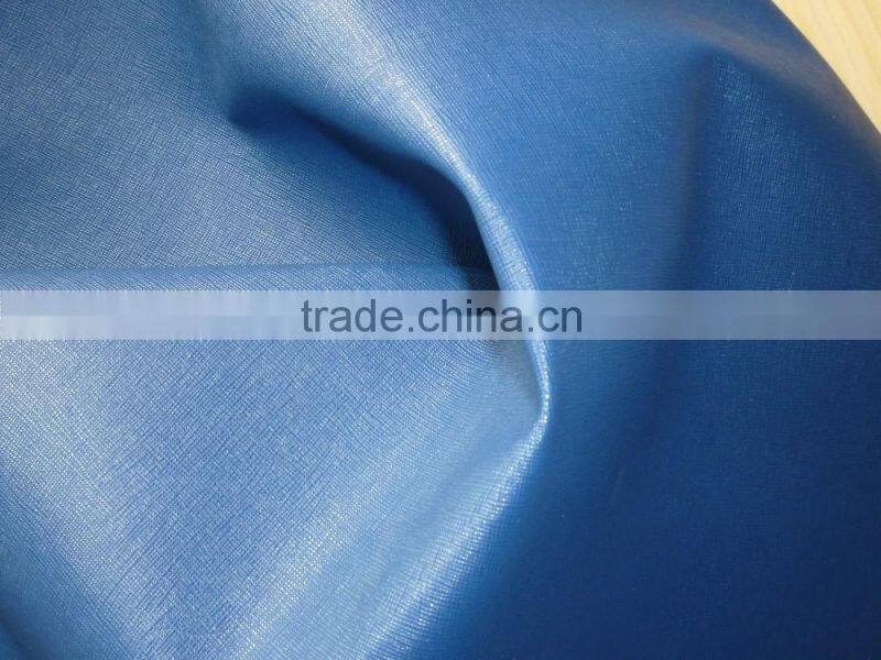 2014 hot sale pu microfiber leather for bags/luggage