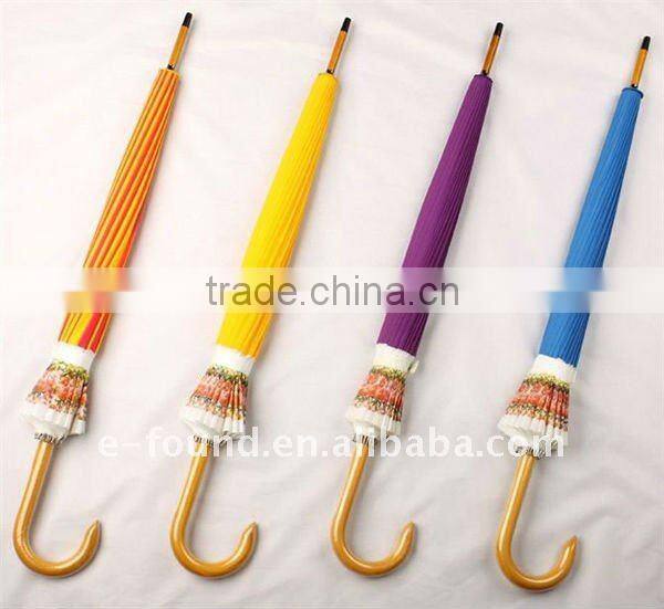 Wooden Straight Umbrellas