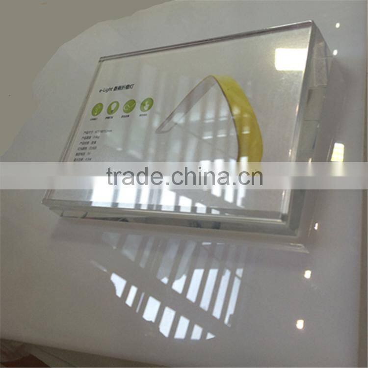 Wholesale acrylic glass block, price display block, leaflet holder