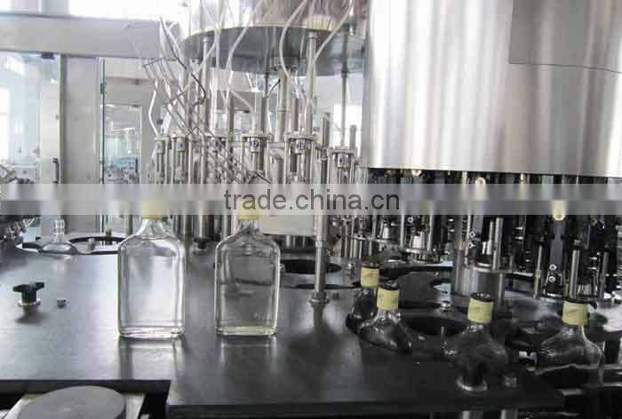 OK208 Glass Bottle Alcohol Wine Bottling Machine