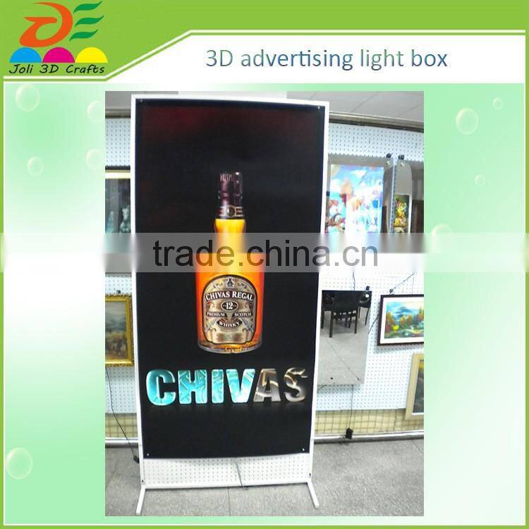 Dongguan supplier 3d stereoscopic effect poster outdoor light box