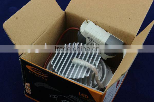 7W high power recessed aluminum led down light 2700k warm white CE & RoHS compliant