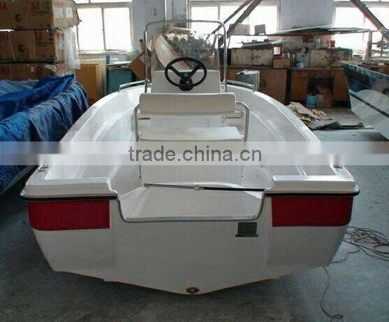 SD430 fibergalss small sport fishing boat 4.3m for 6 persons