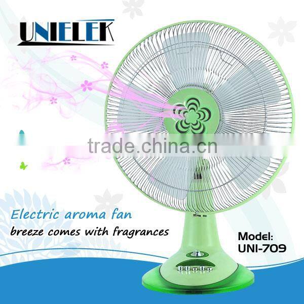 Low noise 220 volt desk fan 16 inch 3 speed with aroma diffuser air cooling desk fan