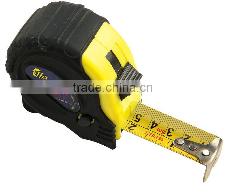 Three stop rubber case steel measuring tape tailor durable printable tape measure
