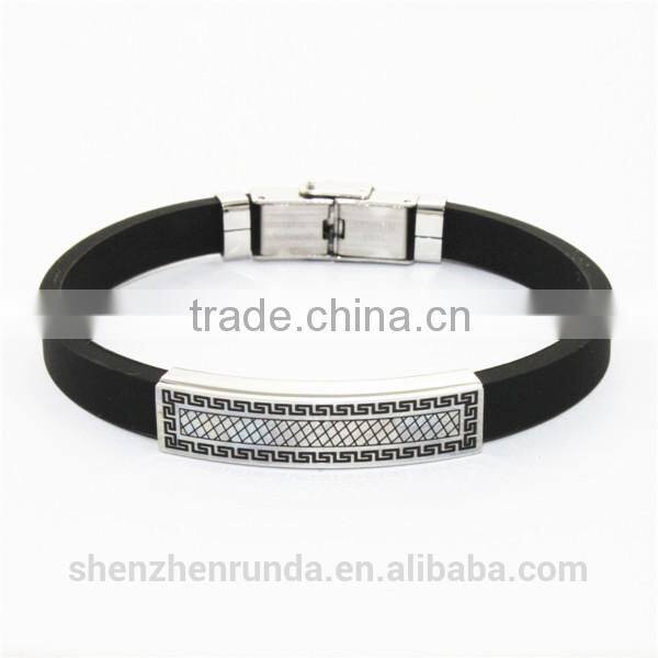 New Product Handmade Men Bracelets , silicone bracelets Jewelry