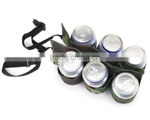 best sale outdoor 6 pack beer holder belt party belt cooler