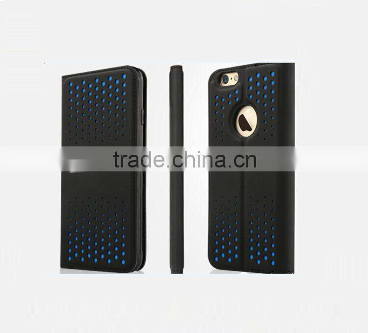 USAMS brand Colorful leather+tpu case for iphone 6 4.7