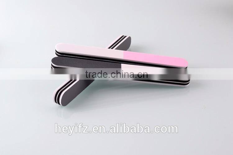 Hot Sell EVA 2 Sides Black And White Nail File Strip For Nail Art