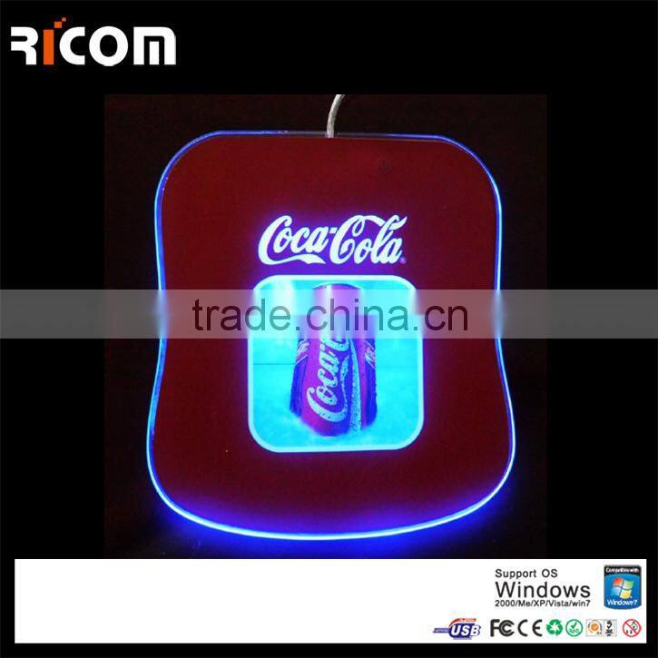 high quality LED glowing mouse pad,LED lighting mouse pad,illuminated mouse pad--MP225--Shenzhen Ricom