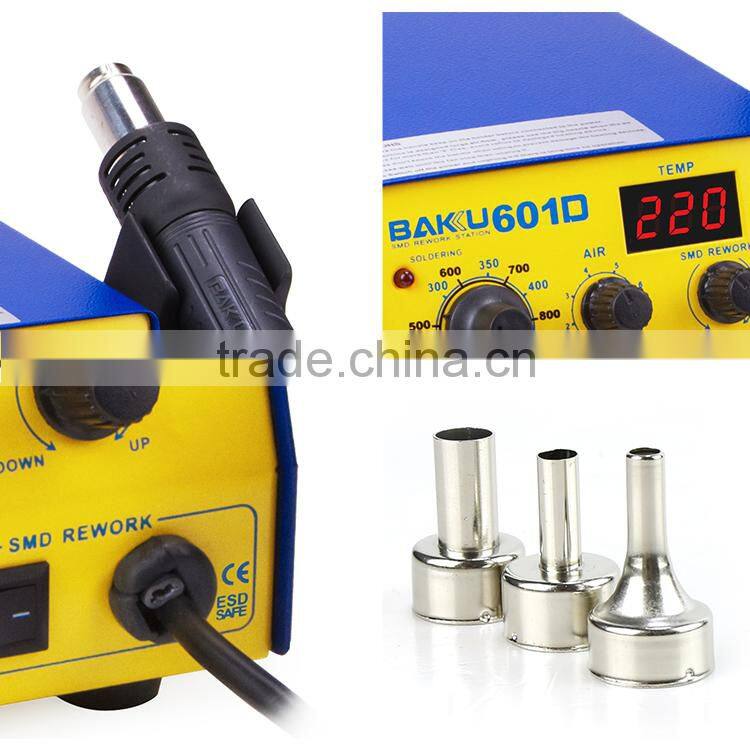 NEW 2016 BAKU Mobile Phonehot CCD Camera Hot Air BGA Air Blower Plastic BK-601D Rework Station Free To Replacement Of All Parts