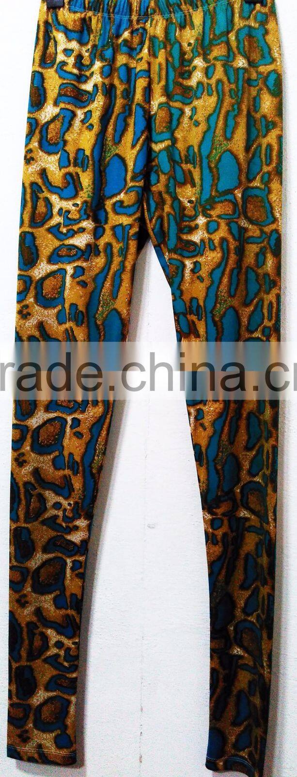 100% VISCOSE WITH AOP LEGGINS