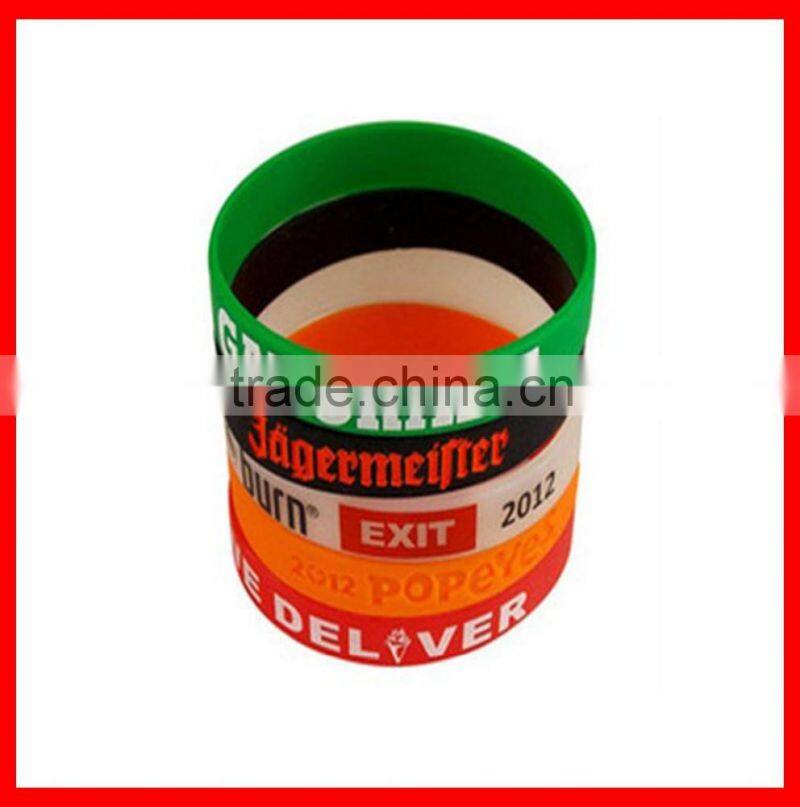 blank silicone men bracelet