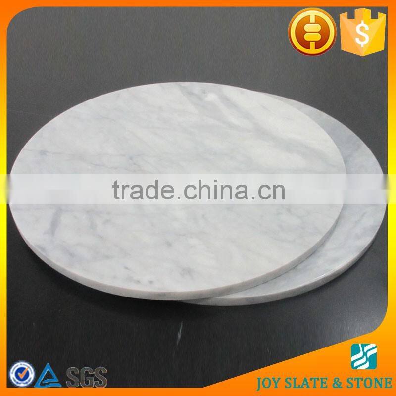 Natural marble dining set/carrara marble tray