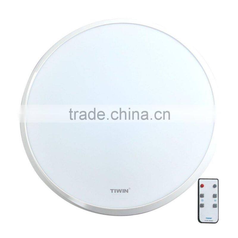TIWIN 27w wireless dimmable RGB CE ROHS led ceiling lamp with remote controller smart lighting
