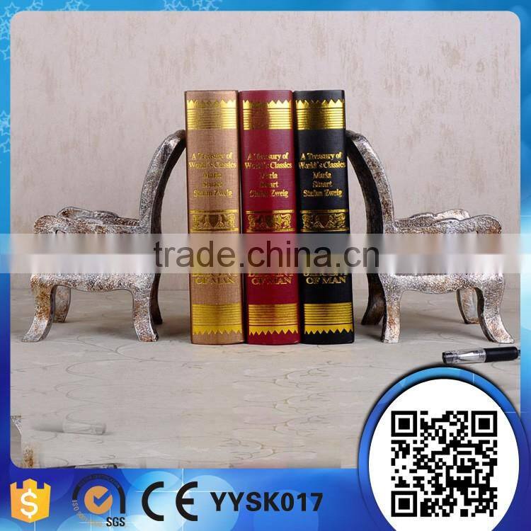 Factory wholesale customized high quality home decor resin bookend
