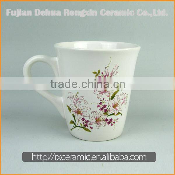 2015 New Design Good Quality Top Sale white color ceramic teapot