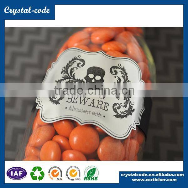 Accept order film sheet personized silver foil sticker