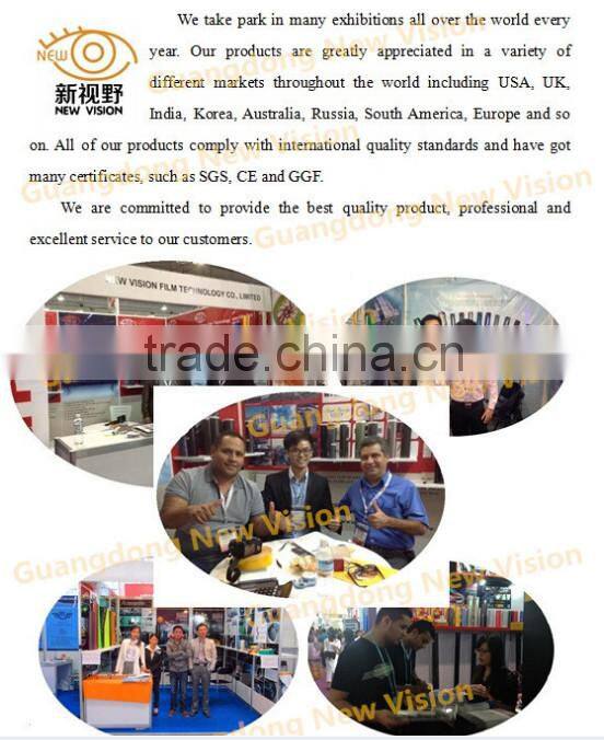 High quality car exterior accessories UV blocking adhesive static cling window film