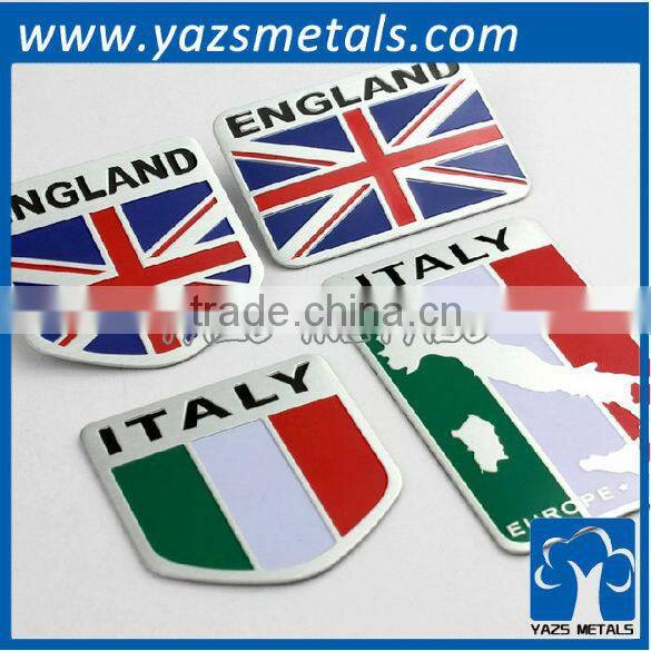 cheap metal company logo sticker