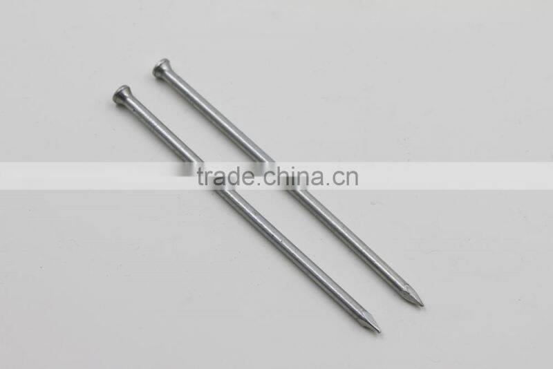 Concrete steel nails size