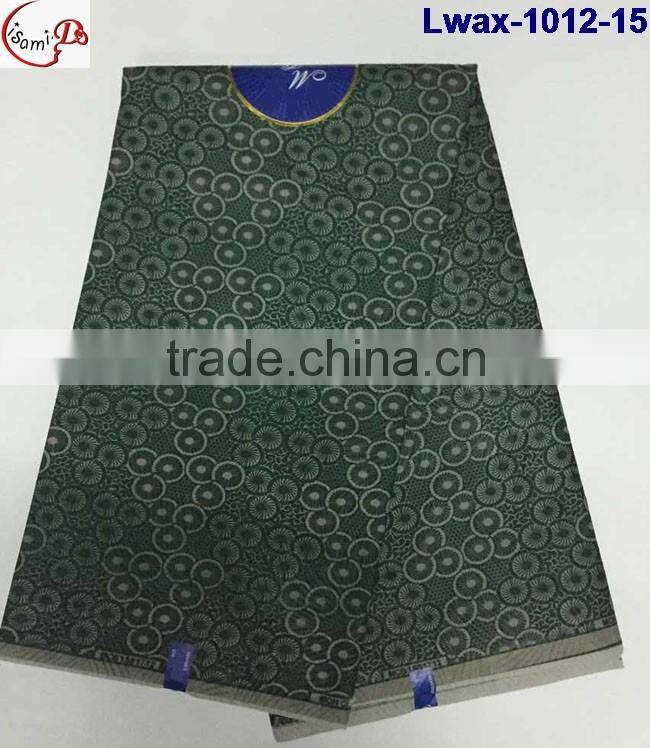 Lwax-1012-19 multicolor design African Jacquard style cheap wholesale african wax fabric