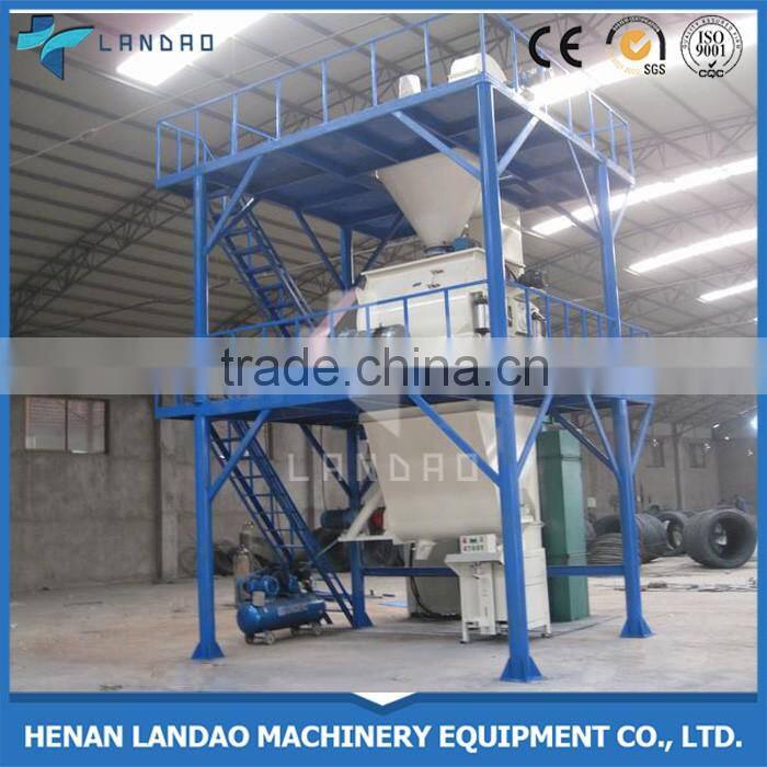 Latest technology automatic thermal insulation mortar production line in China
