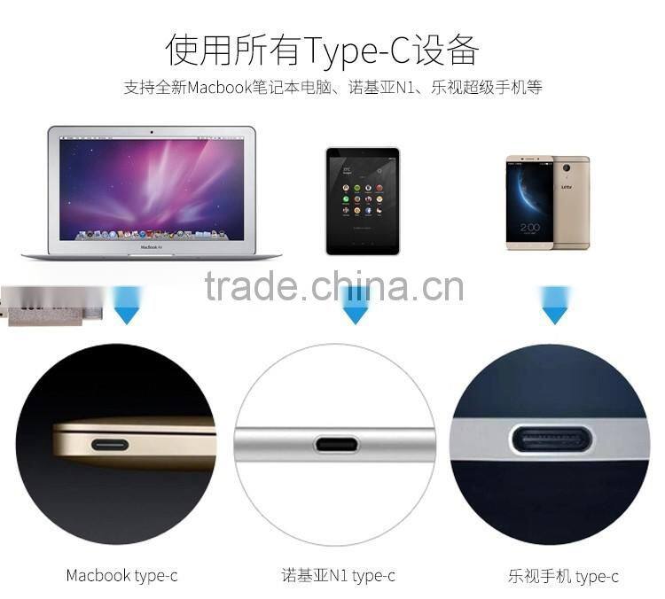Original GOLF Fast Charger USB 3.0 Type-C Data Sync Charging Cable For Macbook / Nokia N1 / LeTV / Pro Type-C
