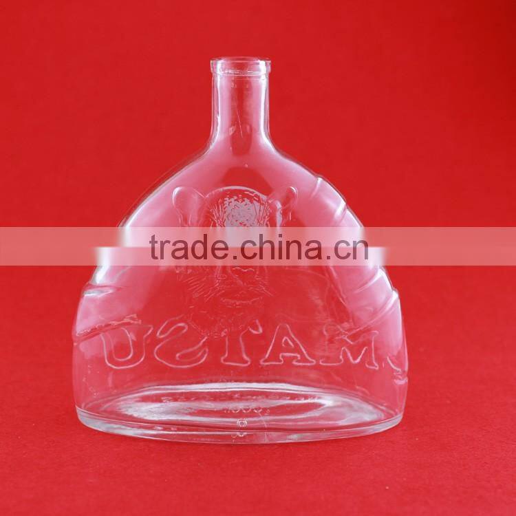 Novelty design spray glass bottle terrible monster bottles English letter bottles