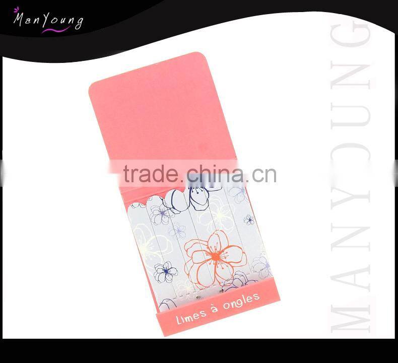 6pcs mini nail file with match box