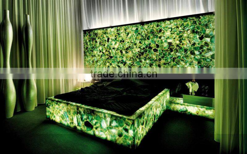 Brazil Agate-Backlit of imported granite granite tombstone garden water fountain