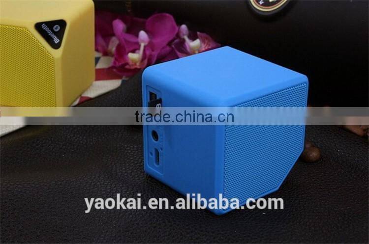 2016 New Mini Bluetooth Speaker Cube Led Speaker With Mic TF USB Wireless Portable Music Player Sound Box Loudspeakers