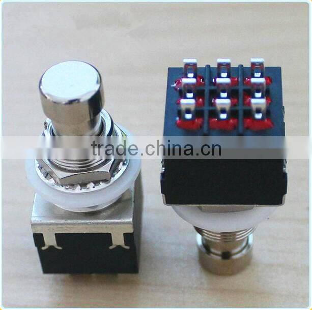 Chengdu factory outlet 3pdt 9 pins Foot switch