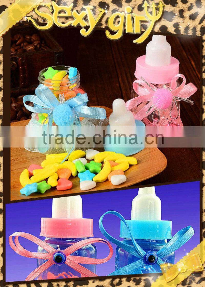 lovely baby plastic nursing bottle for baby gift