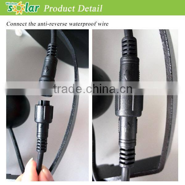 11.1V/4400-5200mAH Maintenance free; Maximum life of up to 5~8 years, 2 years warranty garden solar light