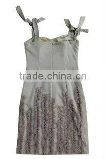 lovely young girl short evening dress party dress