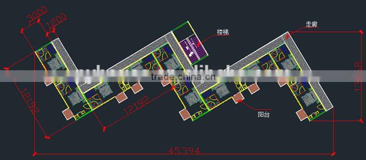 2016 HOT New Sale Prefab Homes Luxury Housing Movable Modular Container Villa